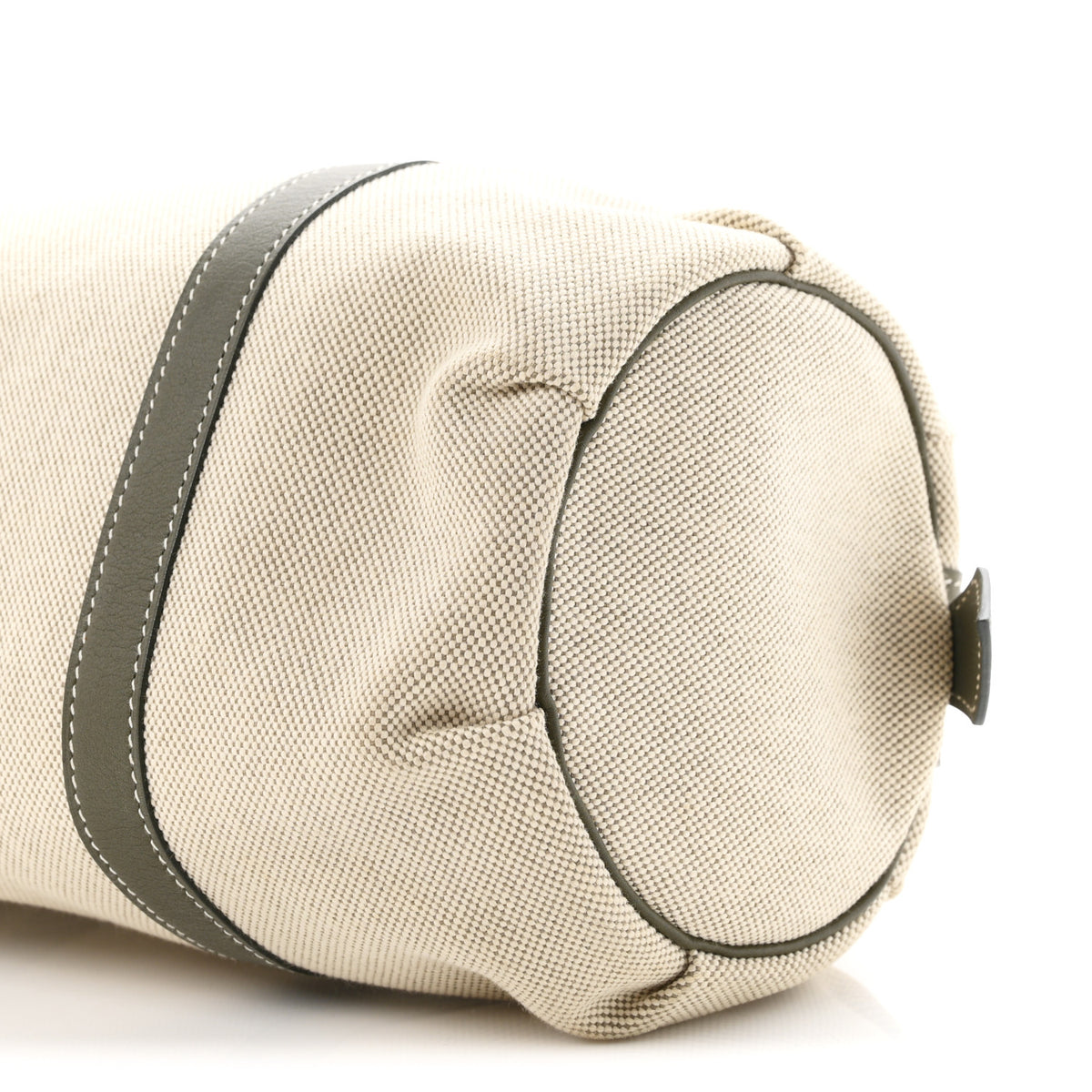 Hermes Toile Natural Barenia Polochon Mademoiselle Bag 9 of 10