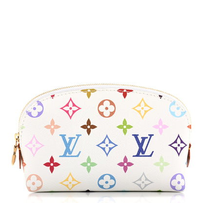 Louis Vuitton LV x TM Monogram Multicolor Cosmetic Pouch PM White 1 of 8