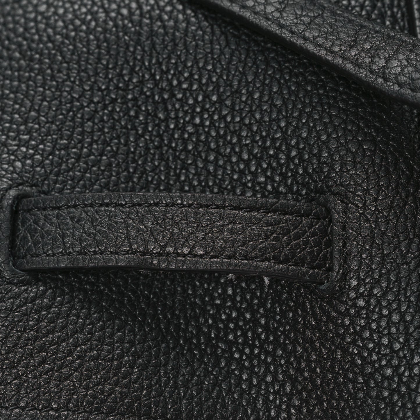 Soft Grained Calfskin Medium Belt Cabas Phantom Black