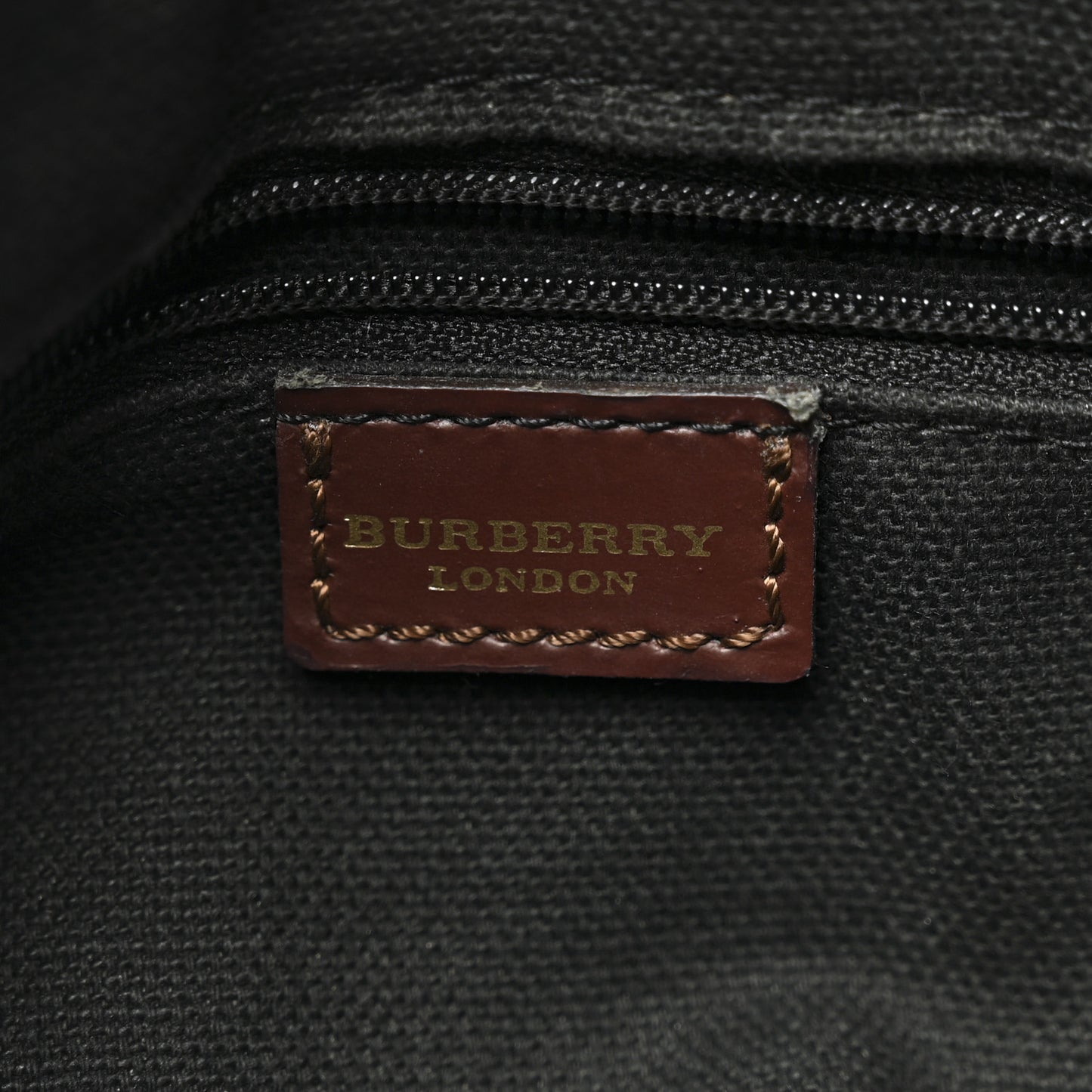 Haymarket Check Studded Barrel Bag Chocolate