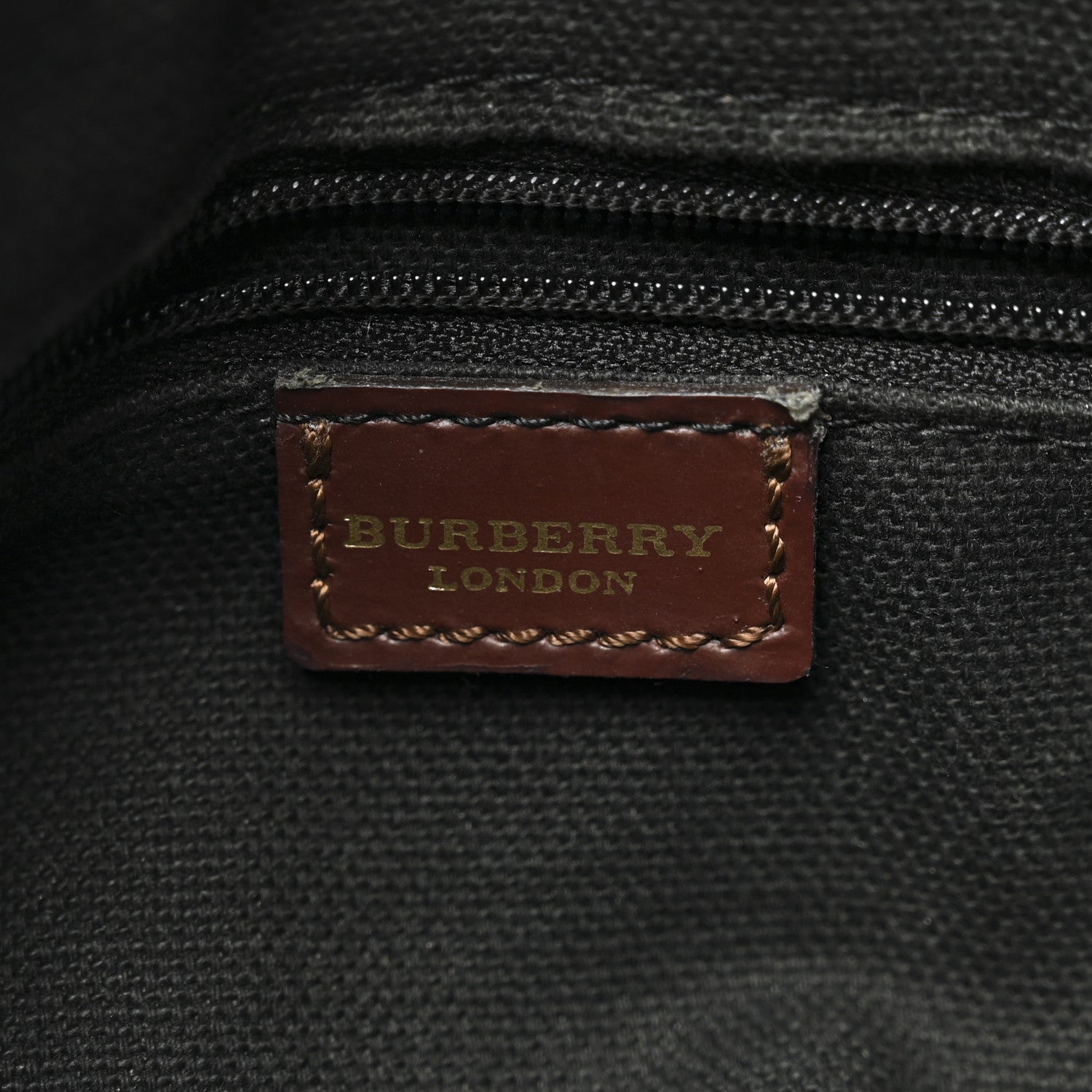 Burberry Haymarket Check Studded Barrel Bag Chocolate 6 of 12