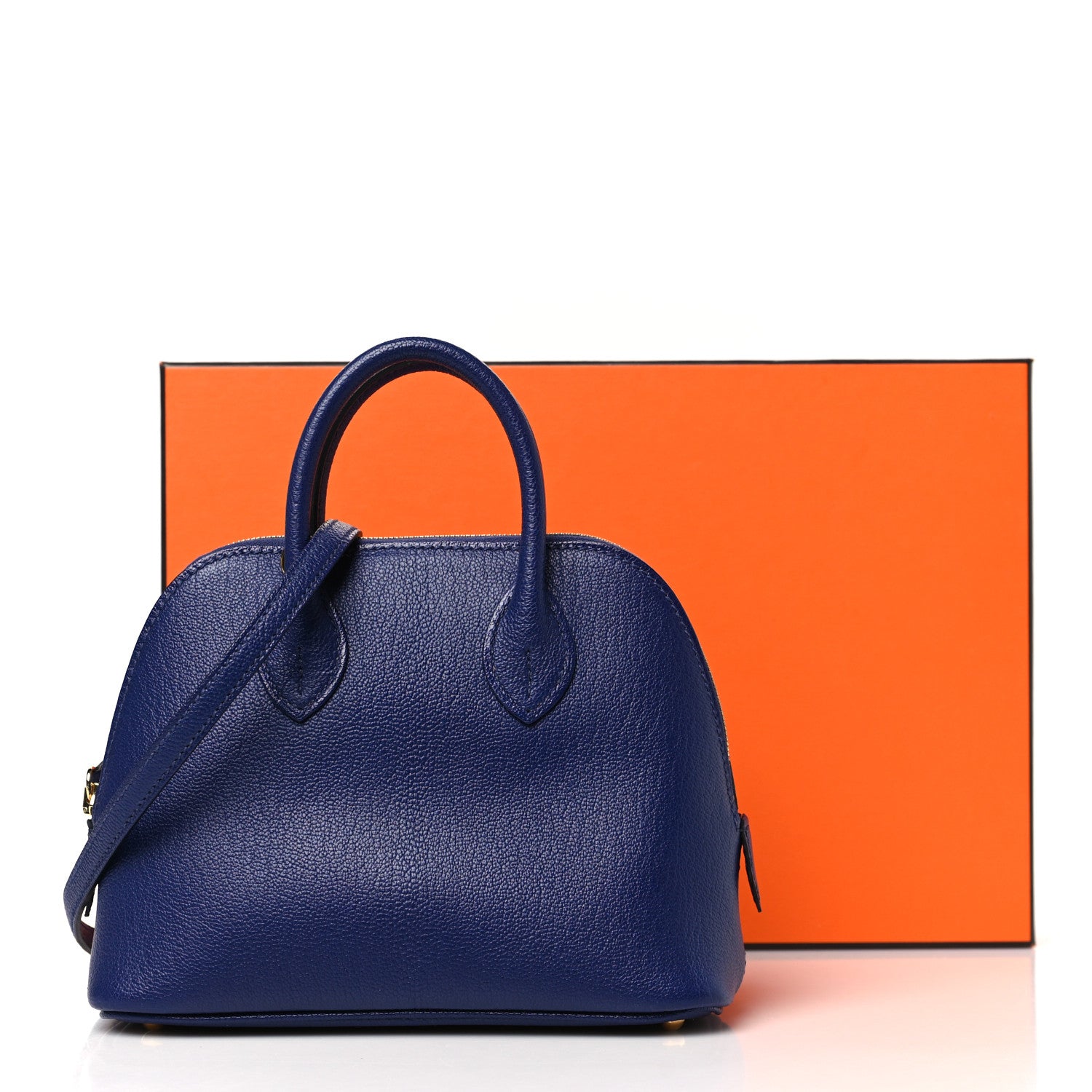Hermes Chevre Mysore Mini 1923 Bolide Bleu Encre 11 of 11
