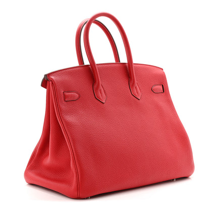 Hermes Togo Birkin 35 Rouge Casaque 5 of 19