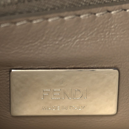 Fendi Nappa Stacked Bar Mini Peekaboo Iconic Satchel Tortora 5 of 9