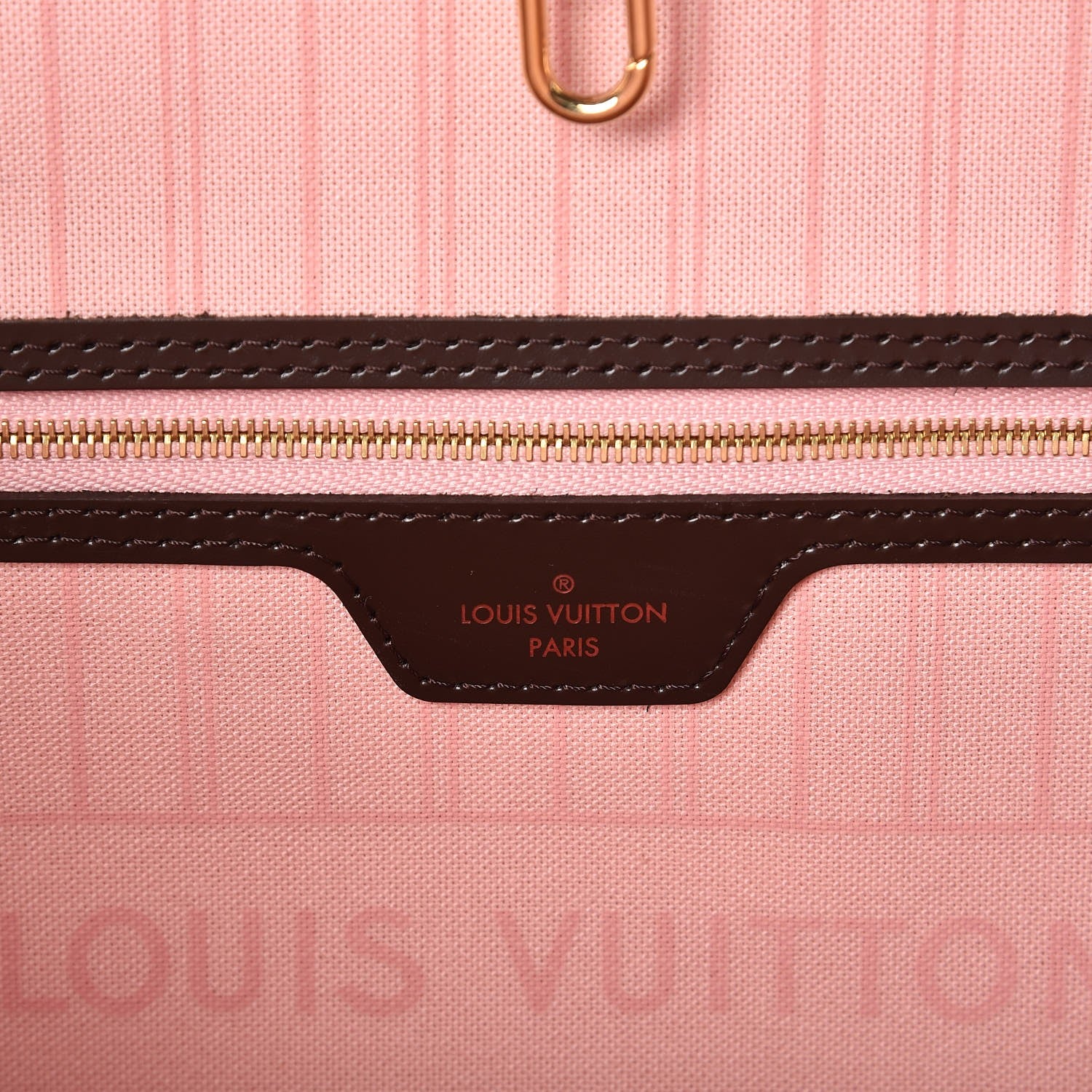 Louis Vuitton Damier Ebene Neo Neverfull MM Rose Ballerine 6 of 8