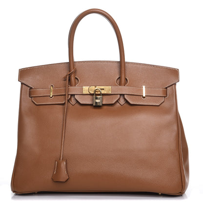 Hermes Courchevel Birkin 35 Gold 1 of 24