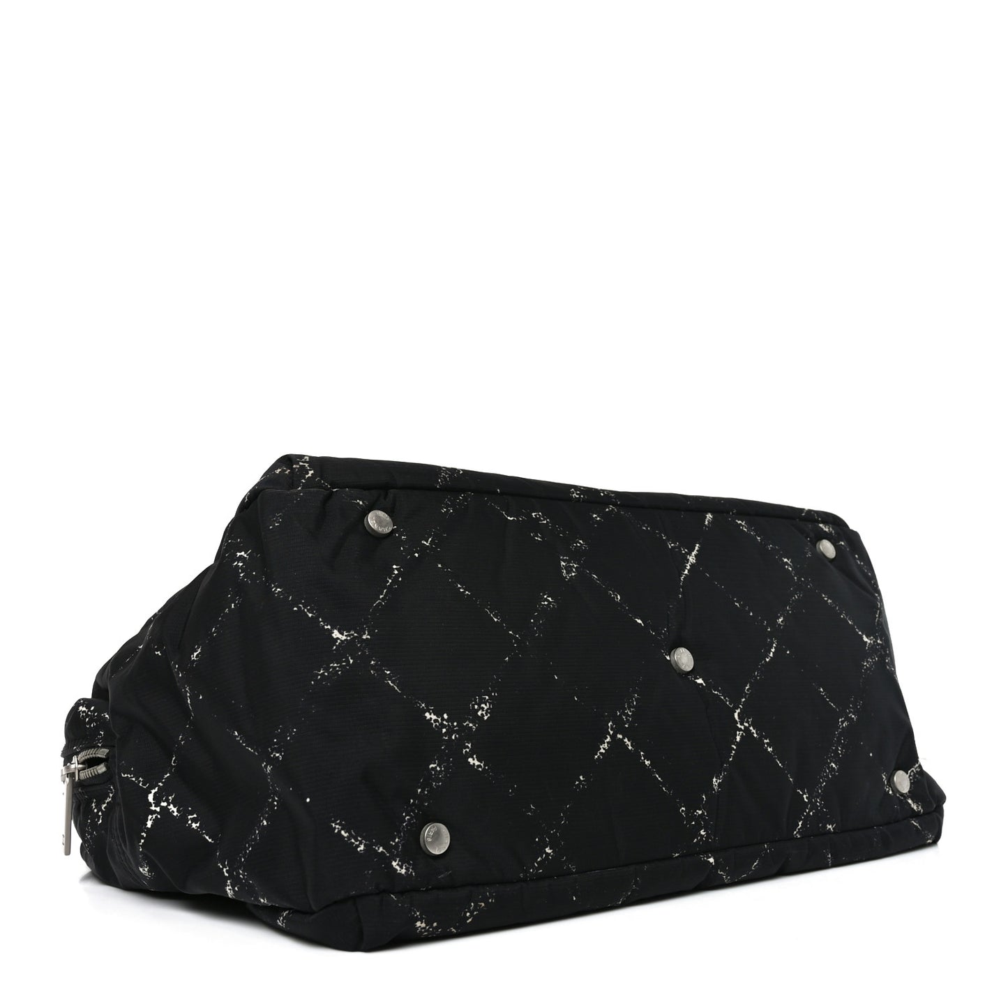 Nylon Travel Tote Black