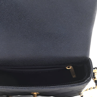 Chanel Iridescent Caviar Quilted Mini My Perfect Flap Dark Blue 5 of 10