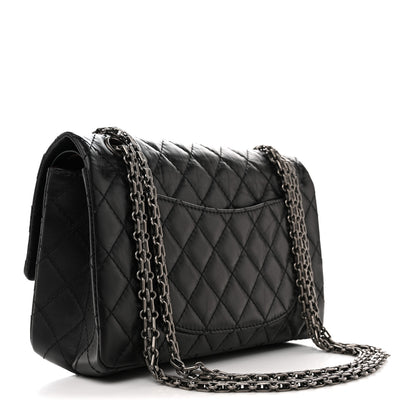 Chanel Aged Calfskin Quilted 2.55 Reissue 225 Flap  Black 3 of 10