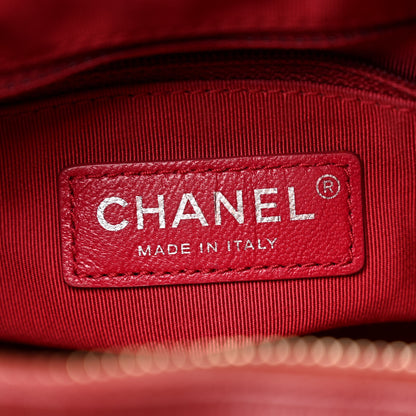 Chanel Tweed Calfskin Small Gabrielle Hobo Burgundy 6 of 12