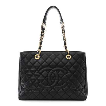 Chanel Caviar Quilted Grand Shopping Tote GST Black 1 of 10