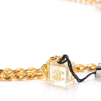 Chanel Chain Iridescent Resin CC Belt Gold 5 of 9