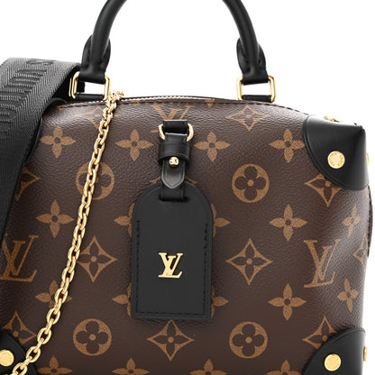 Louis Vuitton Monogram Petite Malle Souple Black 7 of 10