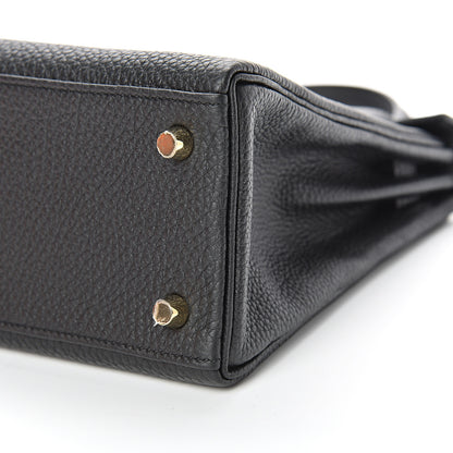 Hermes Togo Kelly Retourne 25 Black 39 of 40