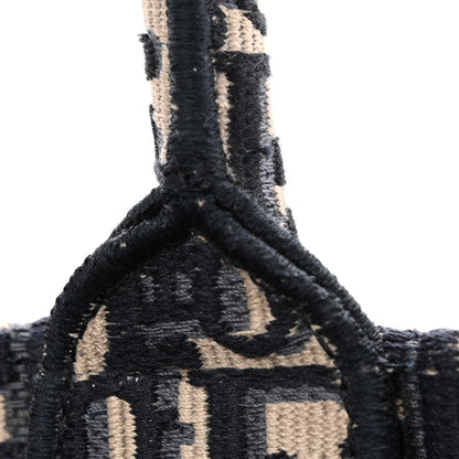 Christian Dior Oblique Medium Book Tote Blue Multicolor 12 of 14