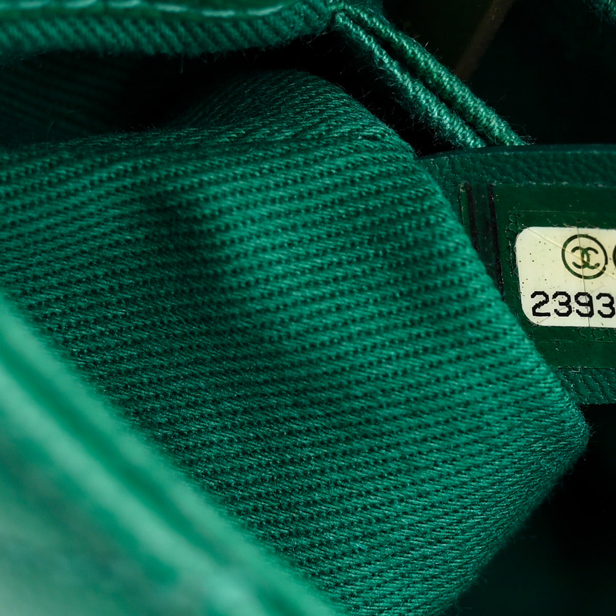 Caviar Quilted Mini Coco Handle Flap Green
