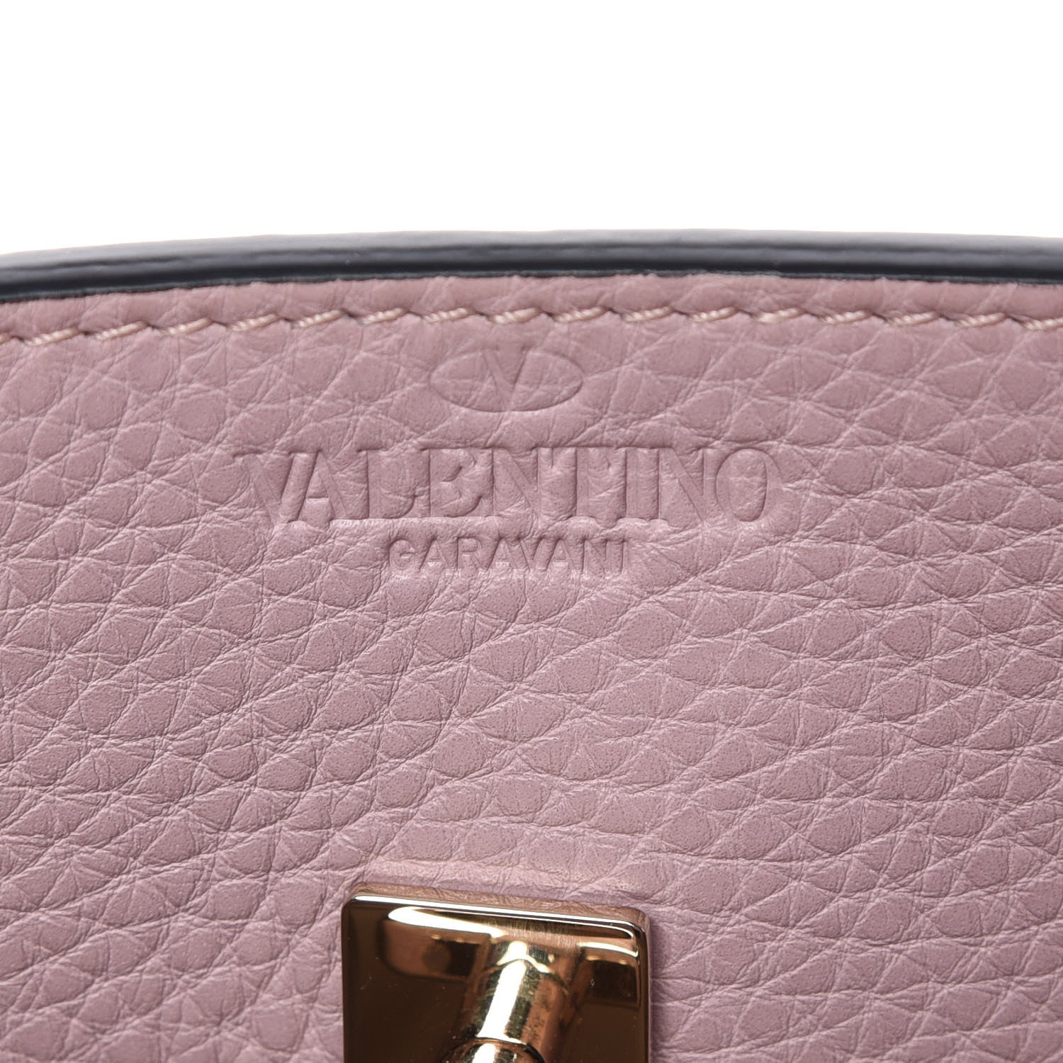 Valentino Garavani Pebbled Calfskin Small Joylock Satchel Loto 8 of 9