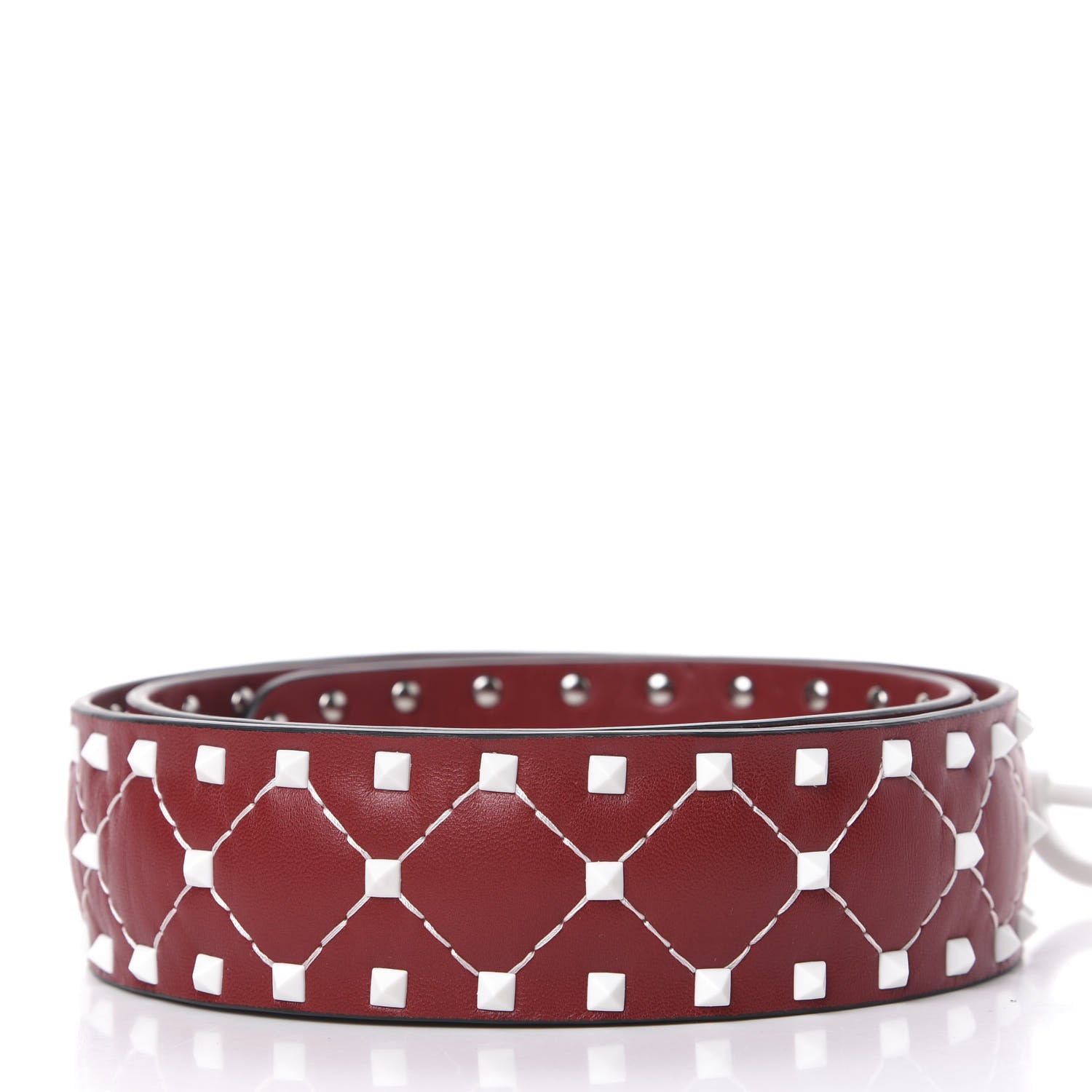 Valentino Garavani Lambskin Free Rockstud Spike Shoulder Strap Rosso Valentino 2 of 5