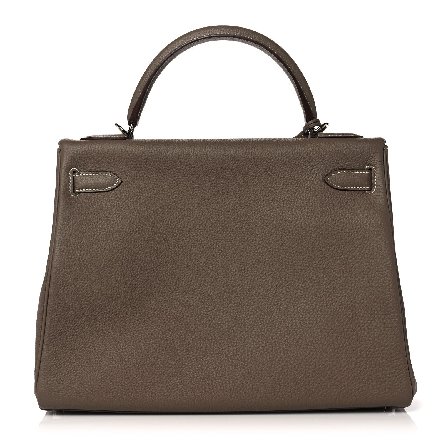 Hermes Togo Kelly Retourne 32 Etoupe 3 of 38
