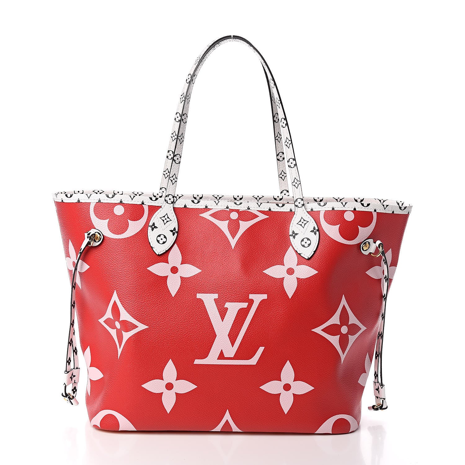 Louis Vuitton Monogram Giant Neverfull MM Rouge 3 of 11