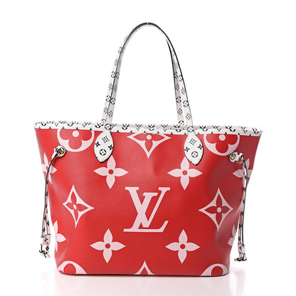 Louis Vuitton Monogram Giant Neverfull MM Rouge 3 of 11
