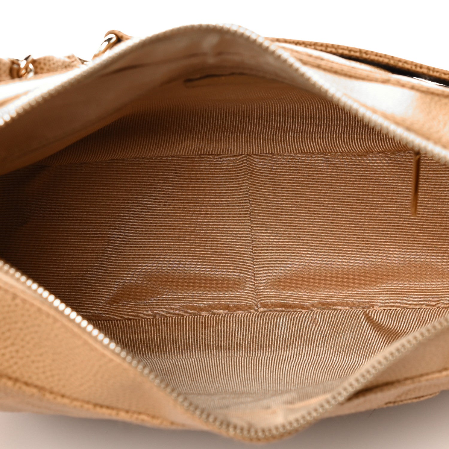 Chanel Caviar Quilted Timeless CC Shoulder Bag Beige 5 of 9