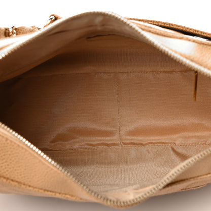 Chanel Caviar Quilted Timeless CC Shoulder Bag Beige 5 of 9
