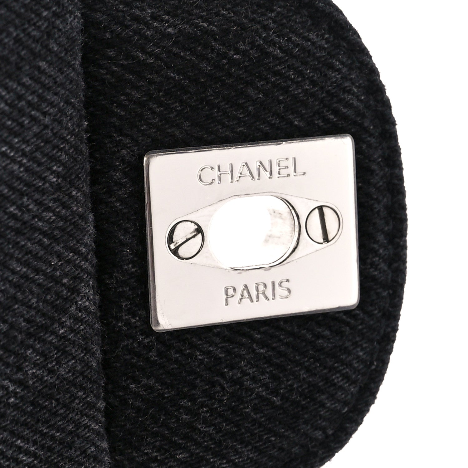 Chanel Denim Quilted CC Print Jumbo Single Flap Black 8 of 12