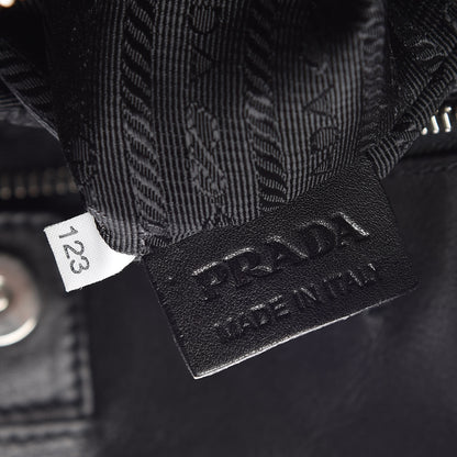 Prada Soft Calf Tote Black 9 of 11