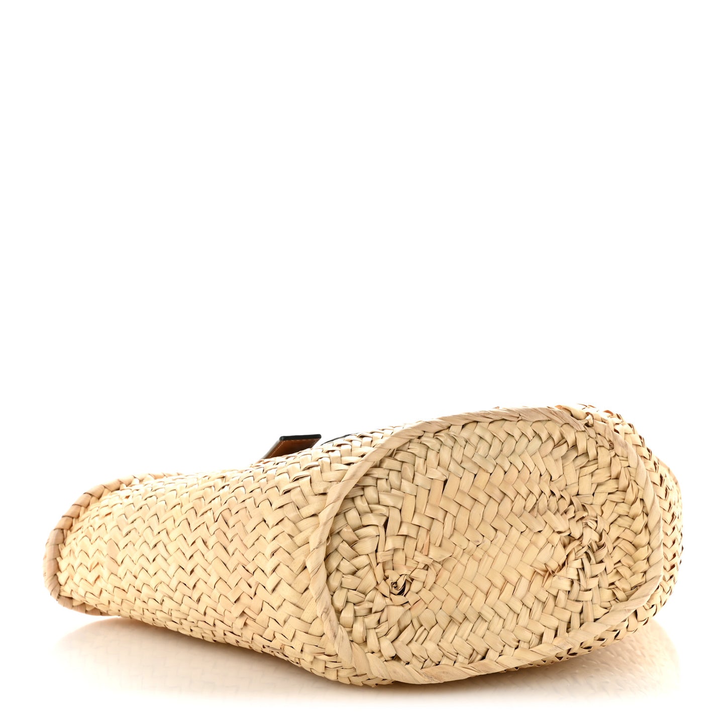 Raffia Basket Tote Bag Natural Tan