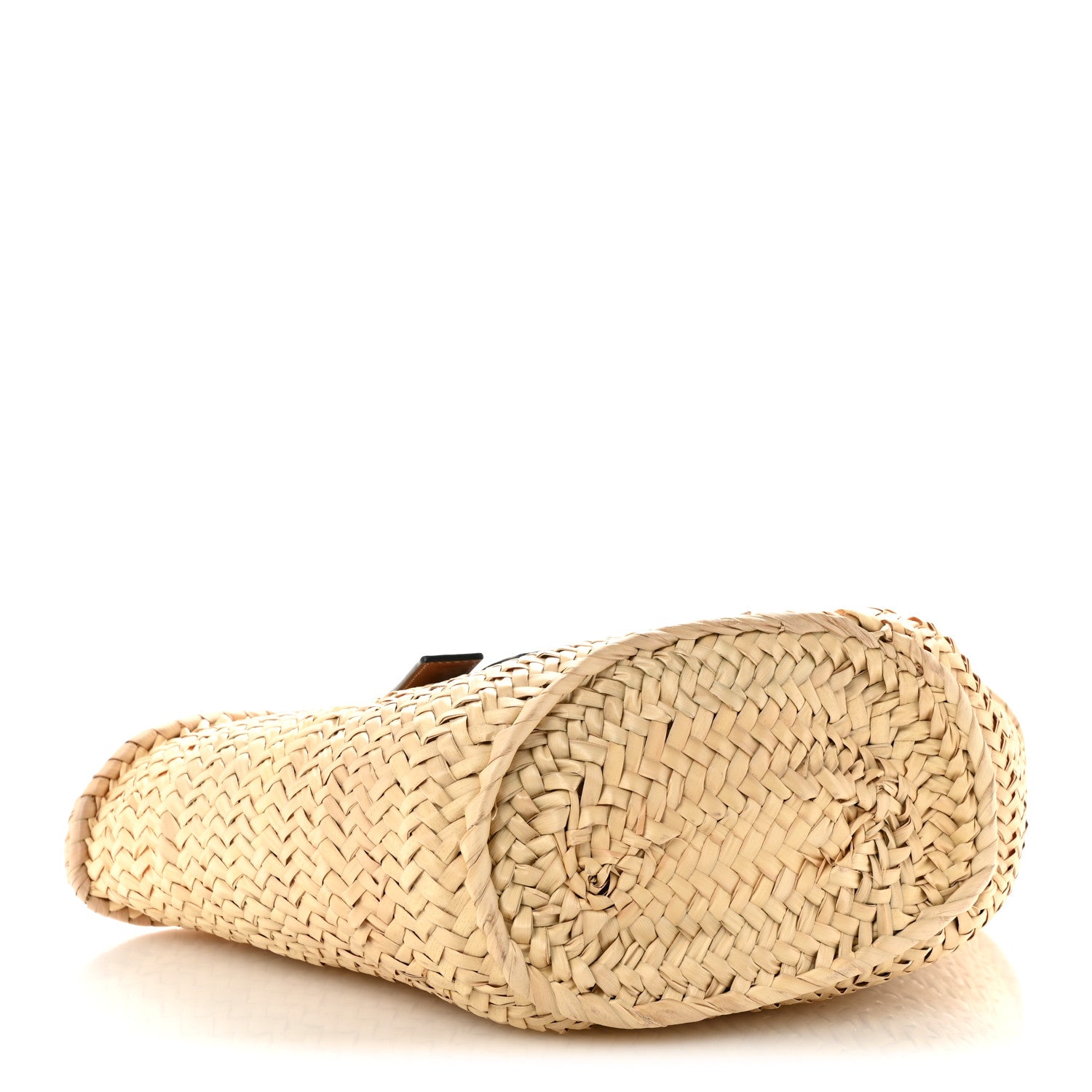 Loewe Raffia Basket Tote Bag Natural Tan 4 of 11