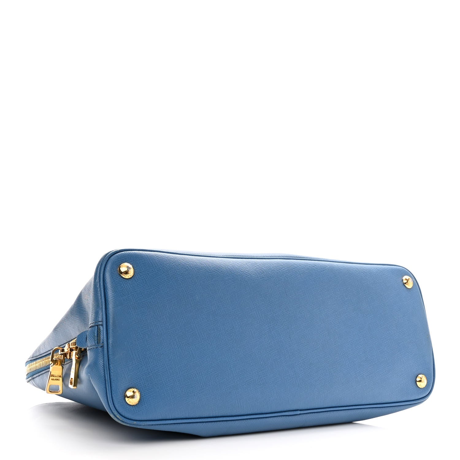 Prada Saffiano Lux Large Promenade Tote Bluette 3 of 15