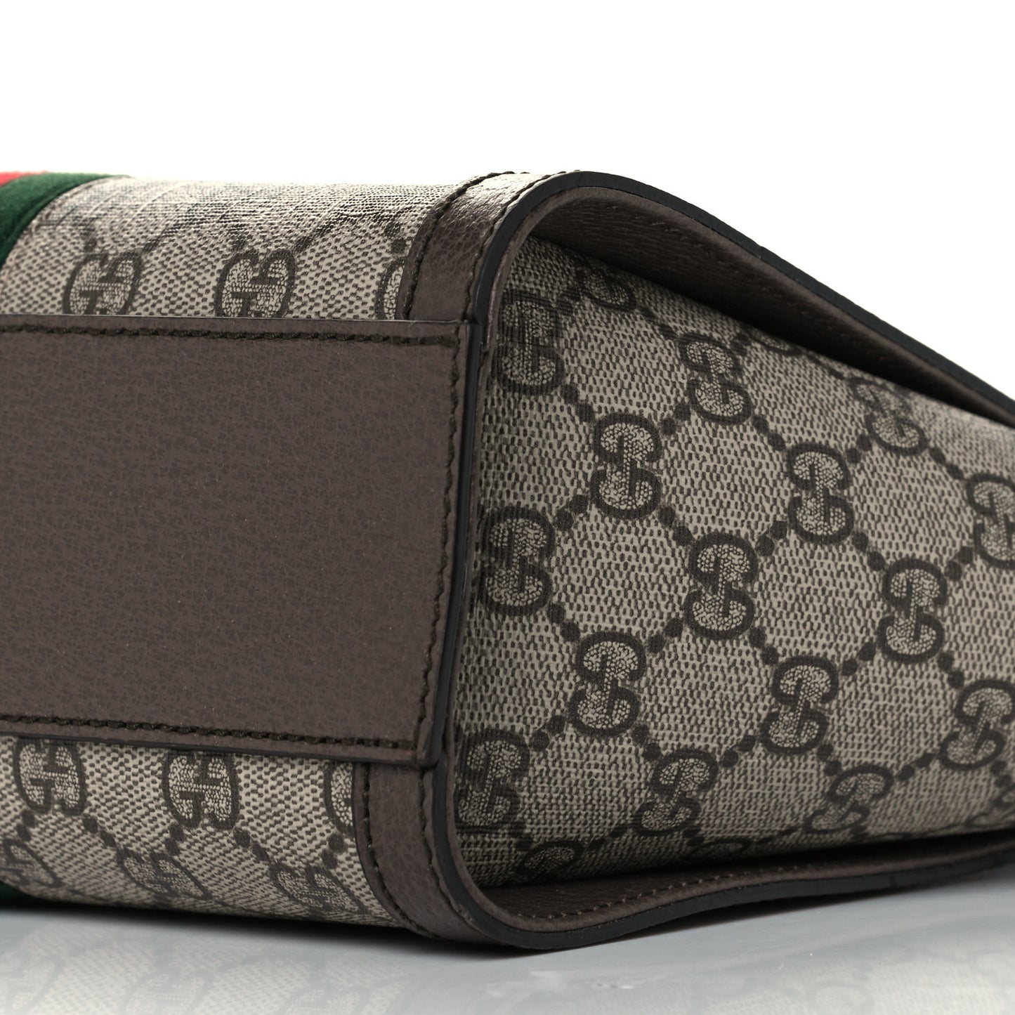 GG Supreme Monogram Small Ophidia Tote Bag Brown