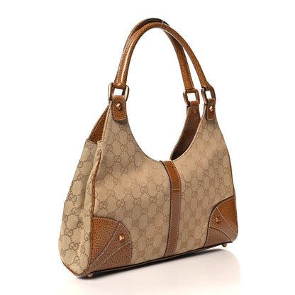 Gucci Monogram Calfskin Large Bardot Shoulder Bag Brown 3 of 13