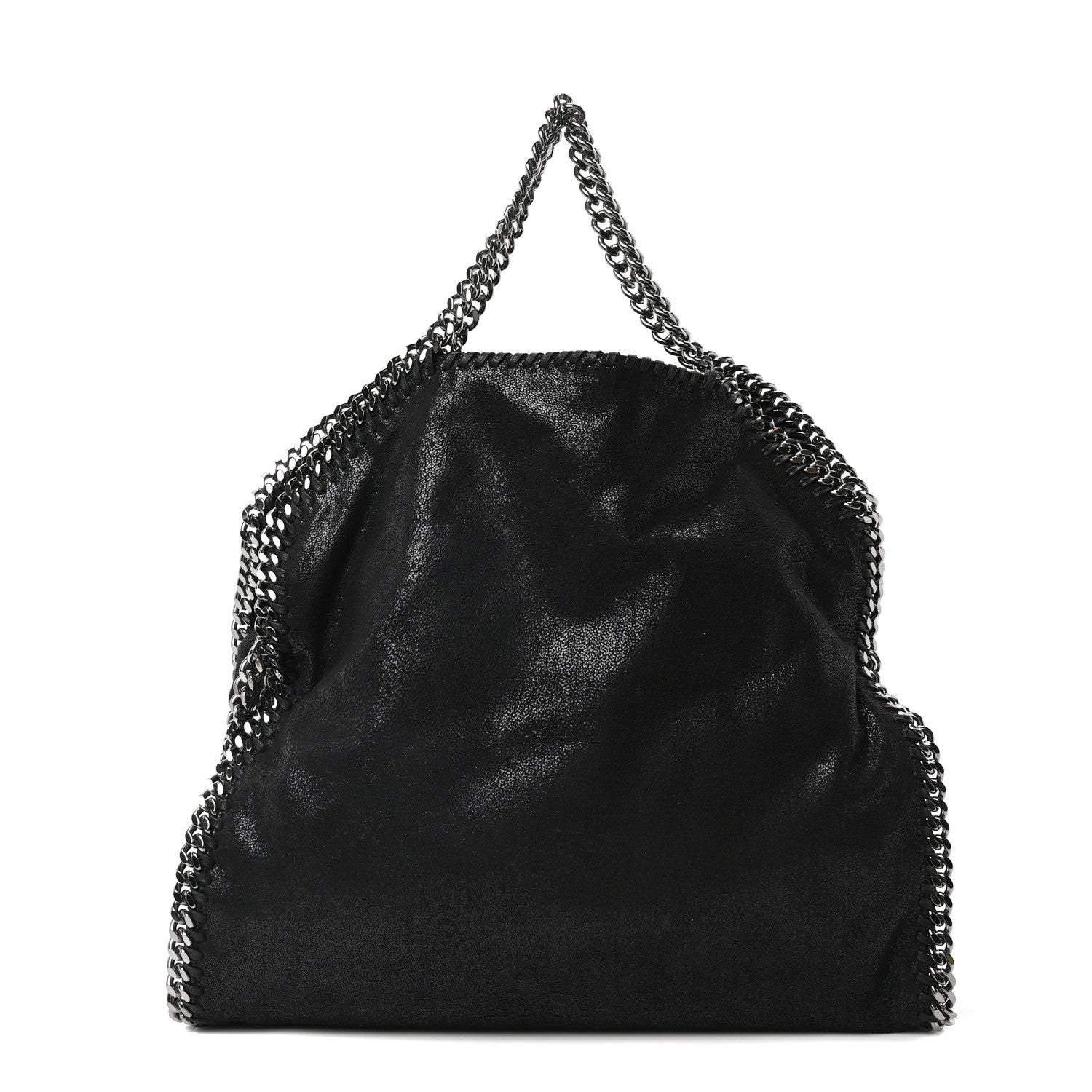 Stella McCartney Shaggy Deer Falabella Fold Over Tote Black 1 of 8