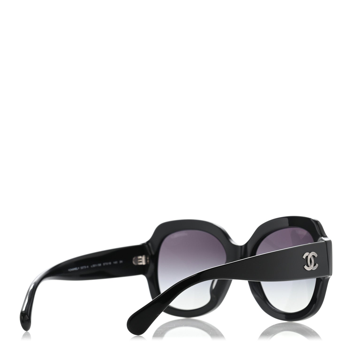 Chanel Acetate CC Sunglasses 5373 Black 3 of 8