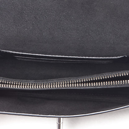 Louis Vuitton Soft Calfskin My Lockme Chain Pochette Black 4 of 8
