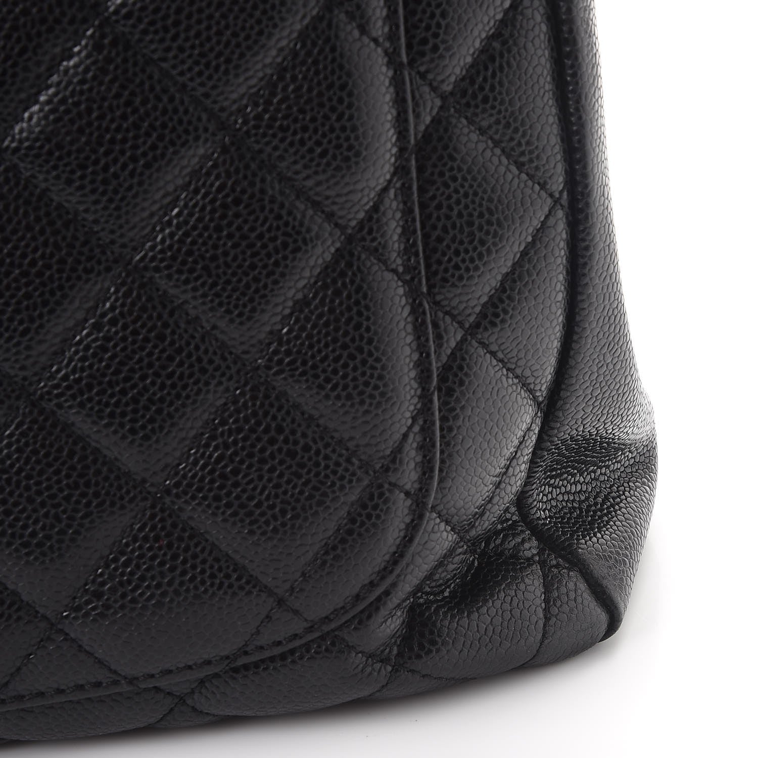 Chanel Caviar Quilted Grand Shopping Tote GST Black 9 of 13