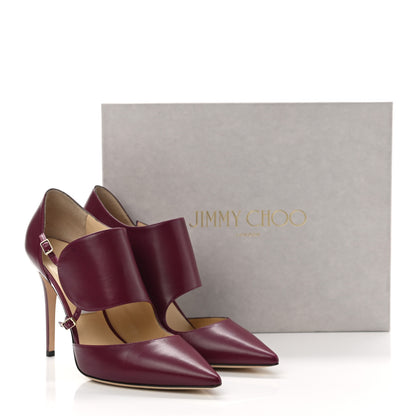 Jimmy Choo Kid Heath Pumps 40 Dark Orchid 8 of 8