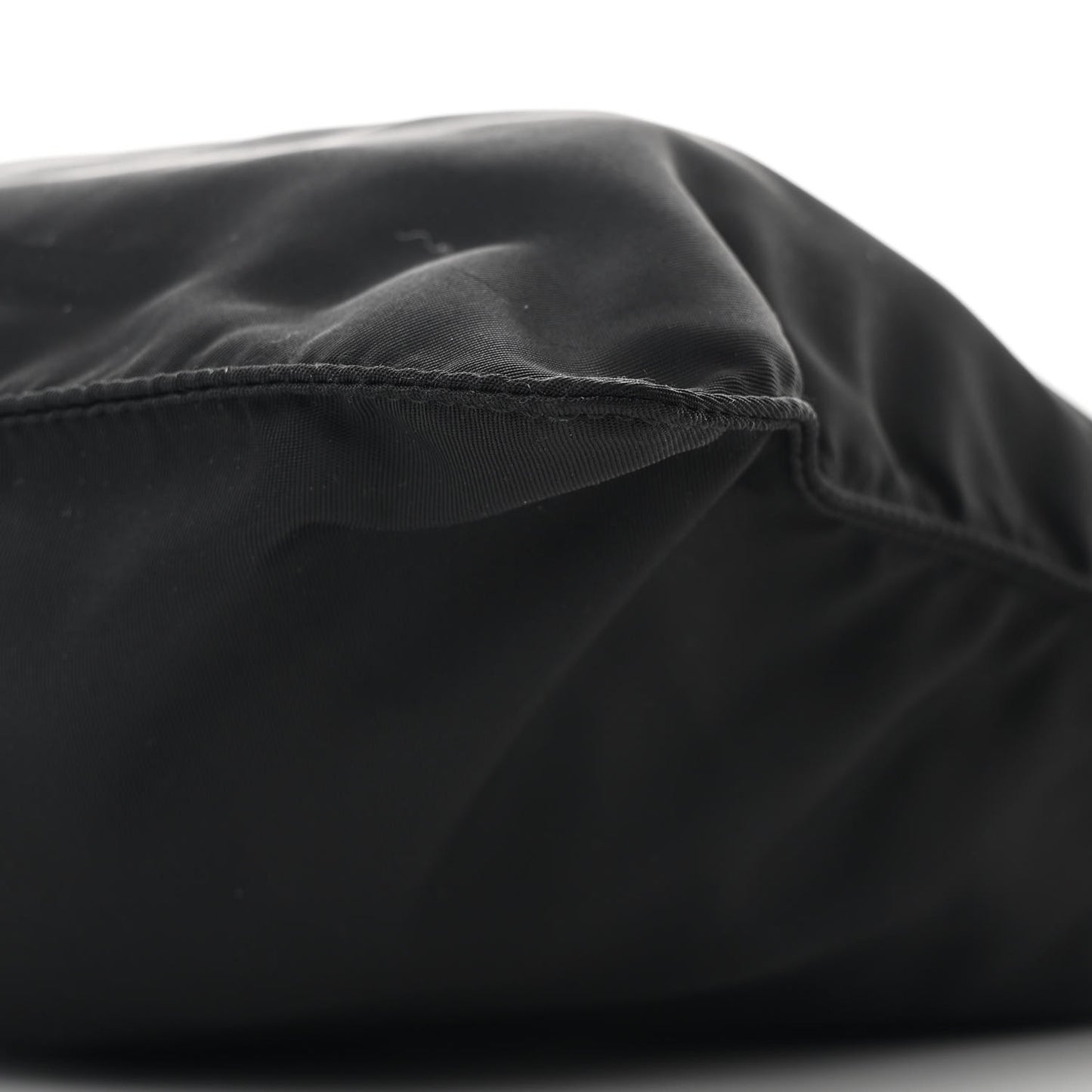 Nylon Vela Flat Messenger Bag Black