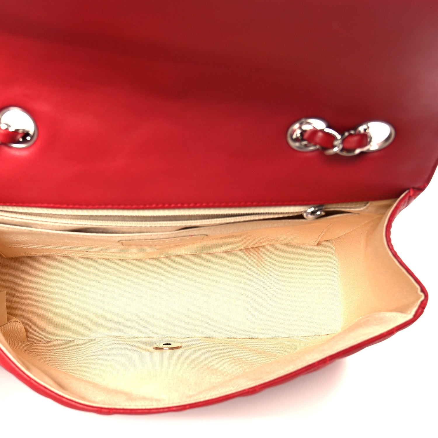 Chanel Lambskin Medium Coco Rider Flap Red 5 of 11