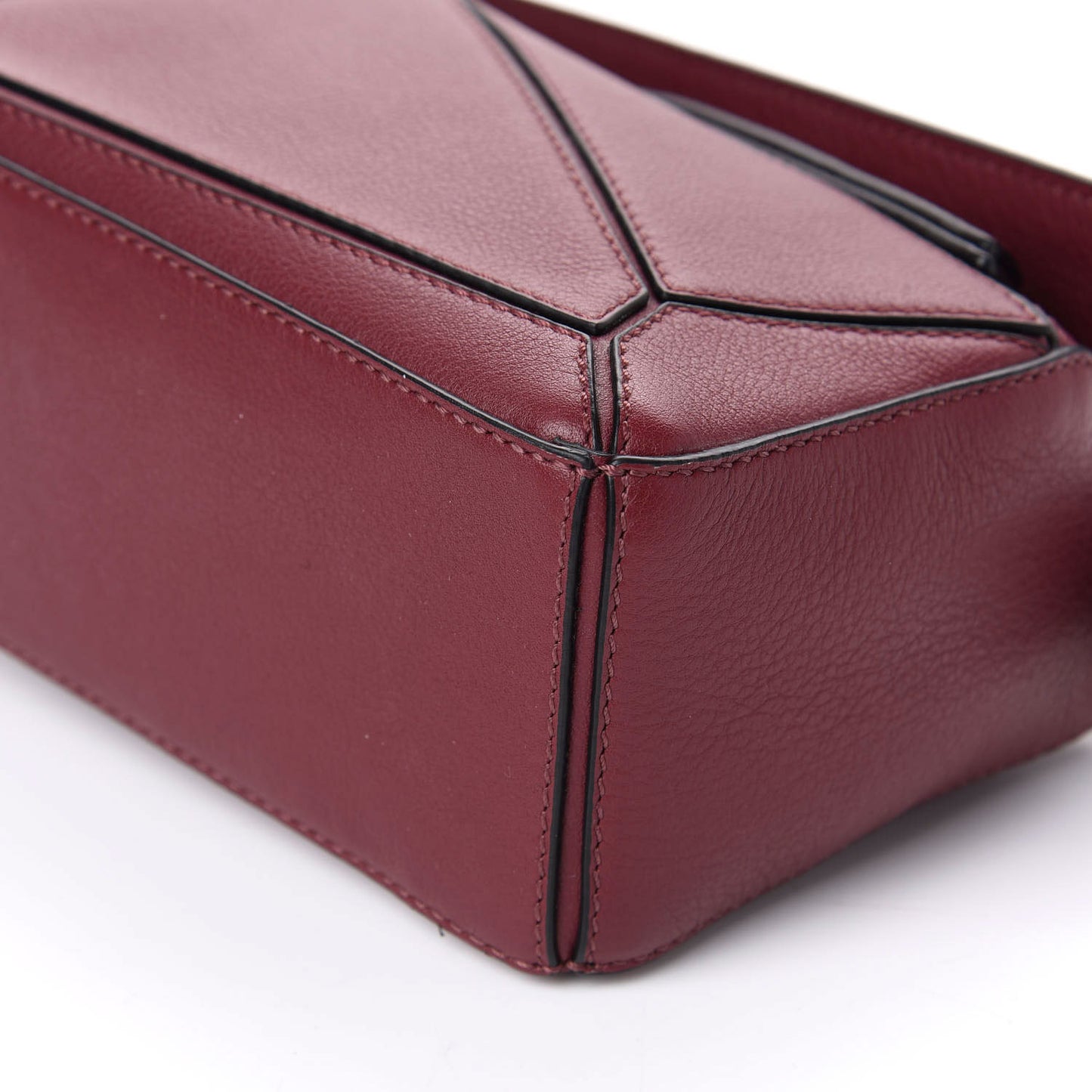 Calfskin Mini Puzzle Bag Wine