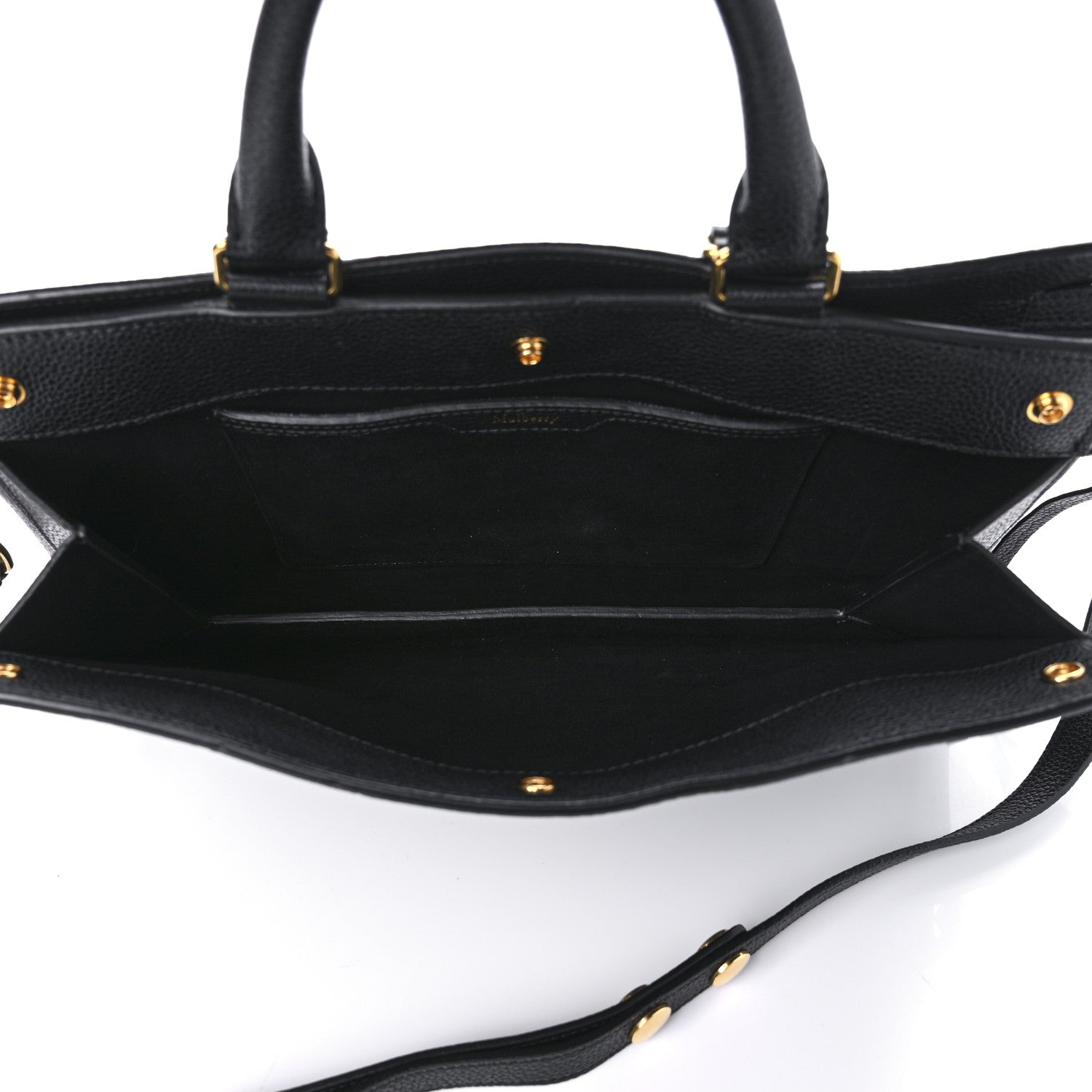 Mulberry Small Classic Grain Stud Tote Black 5 of 10