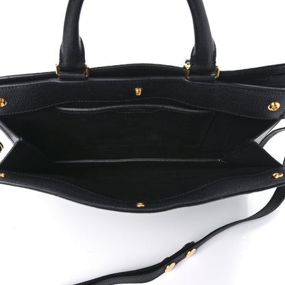 Mulberry Small Classic Grain Stud Tote Black 5 of 10