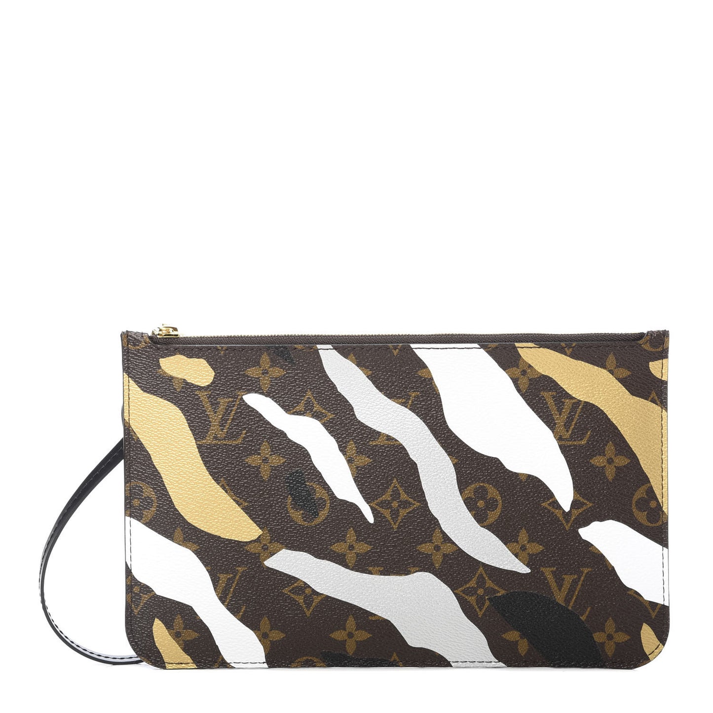 X LOL Monogram Neverfull MM GM Pochette Gold Silver