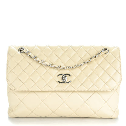Chanel Calfskin Quilted In the Business Flap Bag Beige Clair 1 of 8