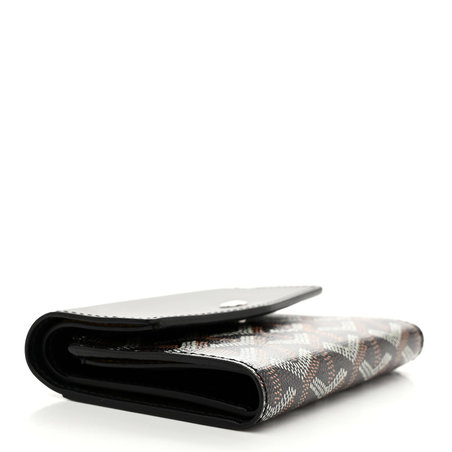Goyardine Saint-Gabriel Compact Wallet Black
