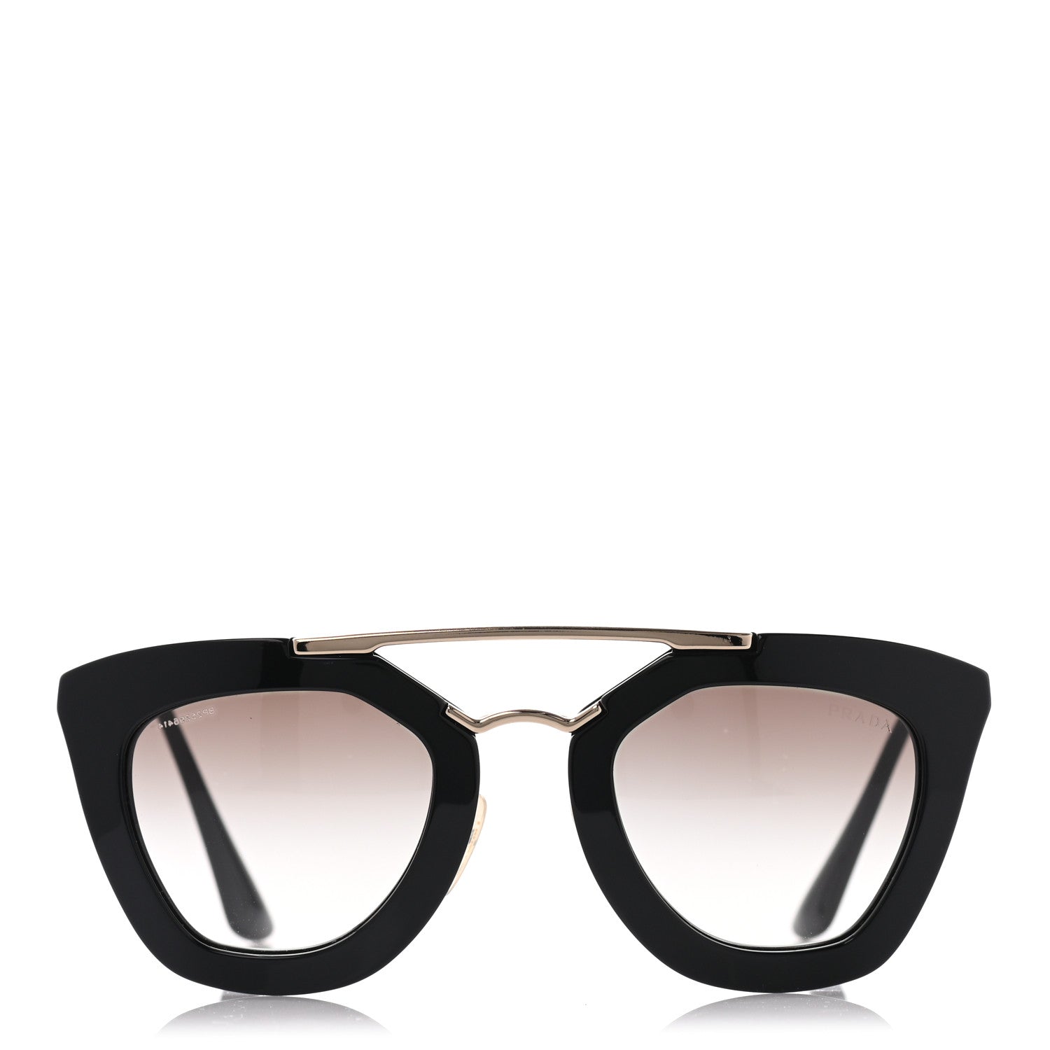 Prada Acetate Cinema Sunglasses SPR 09Q Black 3 of 9