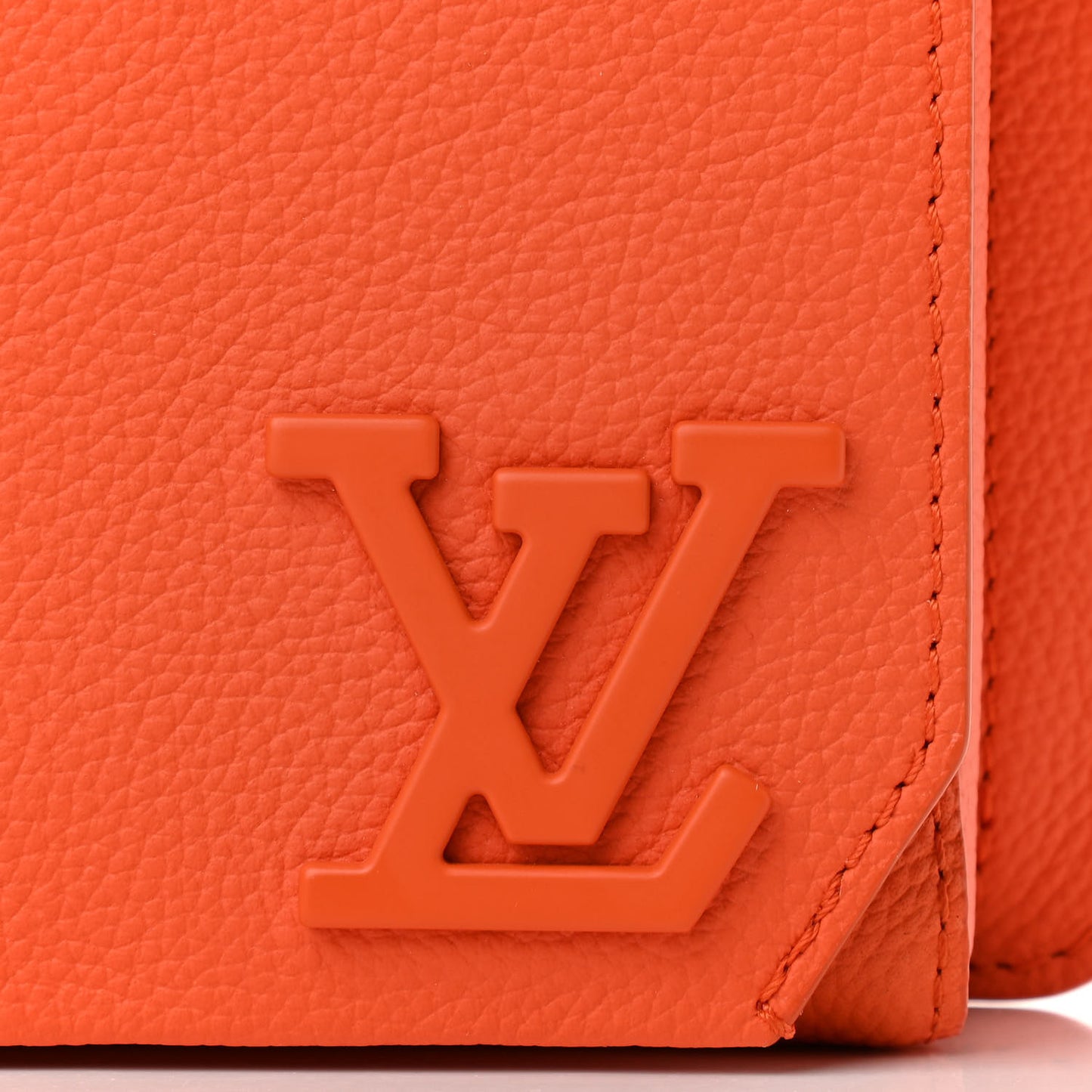 Grained Calfskin Aerogram New Sling Orange