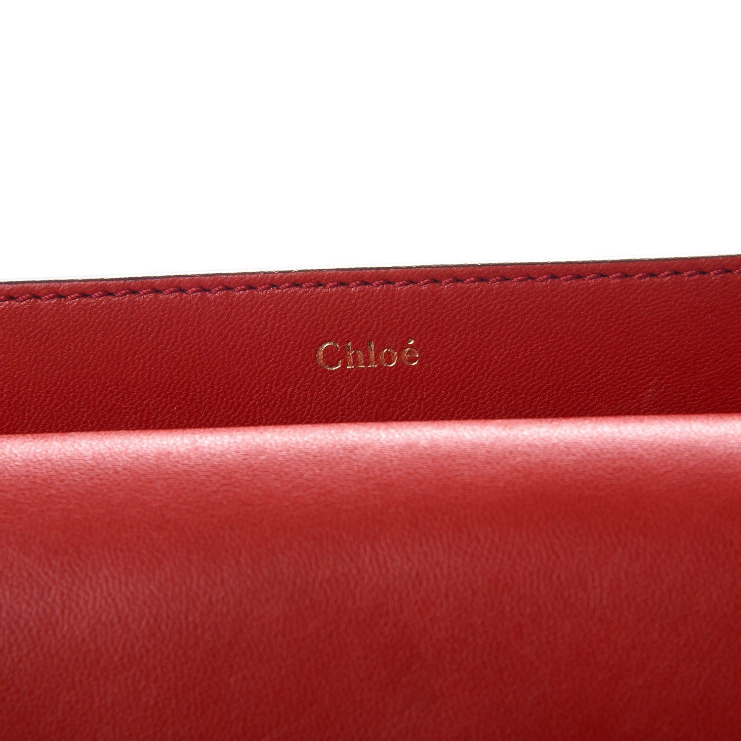 Chloe Calfskin Mini Georgia Crossbody Bag Paprika Red 6 of 8